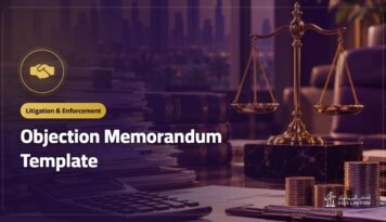 Objection Memorandum Template: Appealing a Judgment in Saudi Arabia